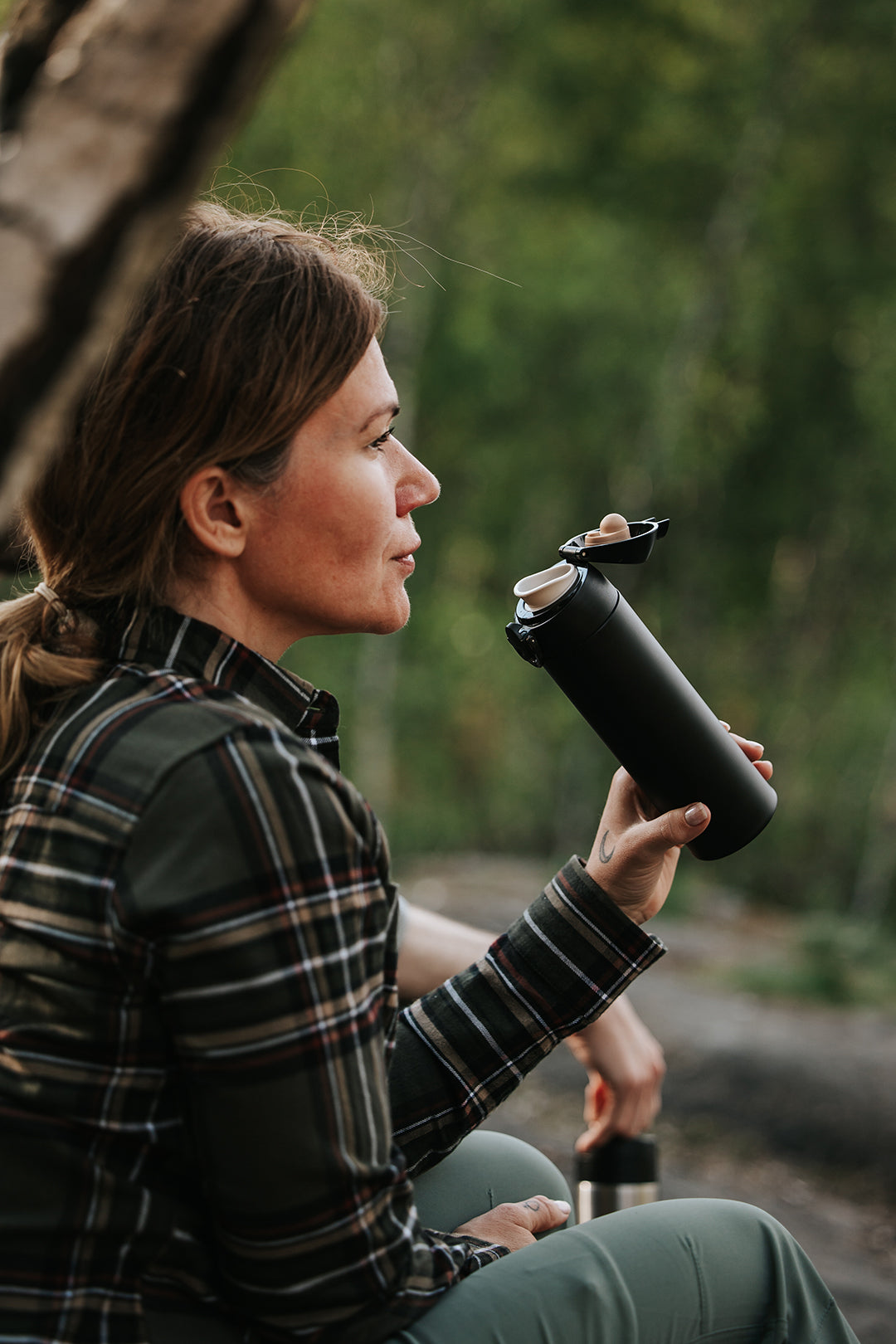 Vildmark On the Go Termosmugg 0.5L MATT SVART / 0,5 L