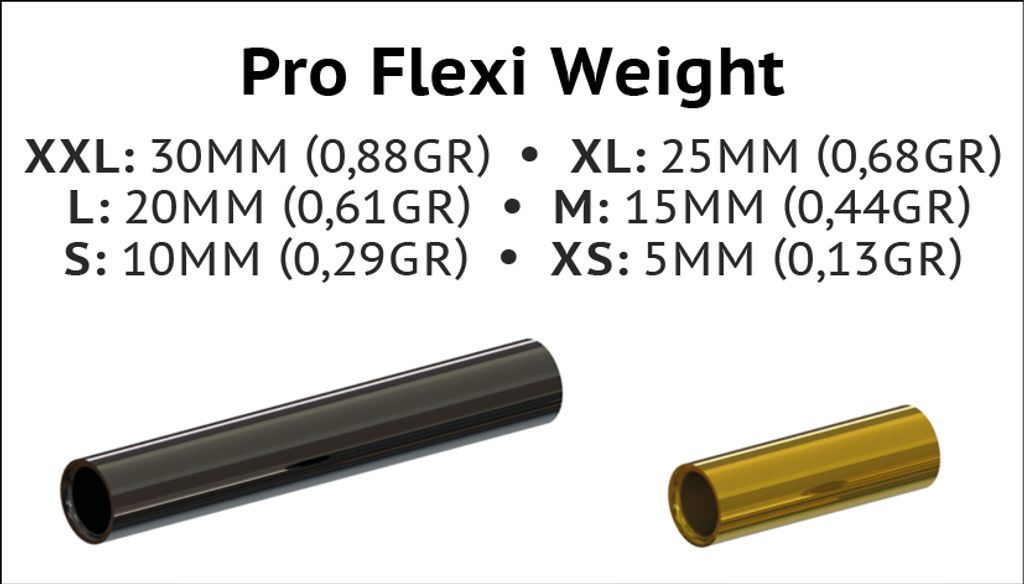 Pro Flexi Weights GULD / SMALL
