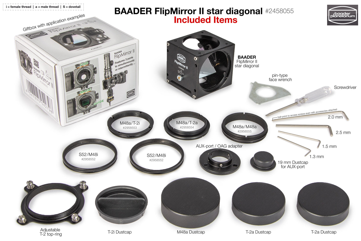 Baader FlipMirror II Star Diagonal 1 ST