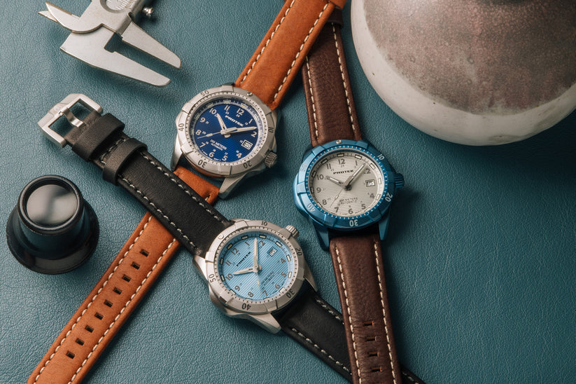 ProTek Dive Series 2200 Automatisk Stål BLÅ MED DARK TAN / 1 ST / EN STL