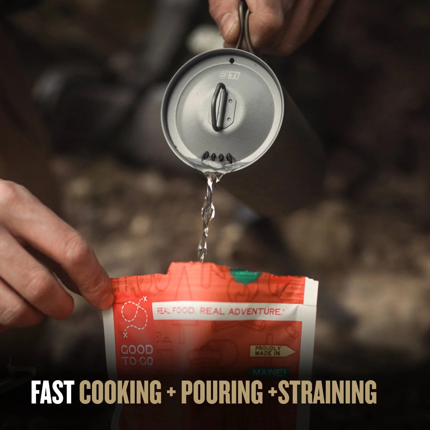 GeoPress Purifier Titan 710 ml COVERT BLACK / ONE SIZE