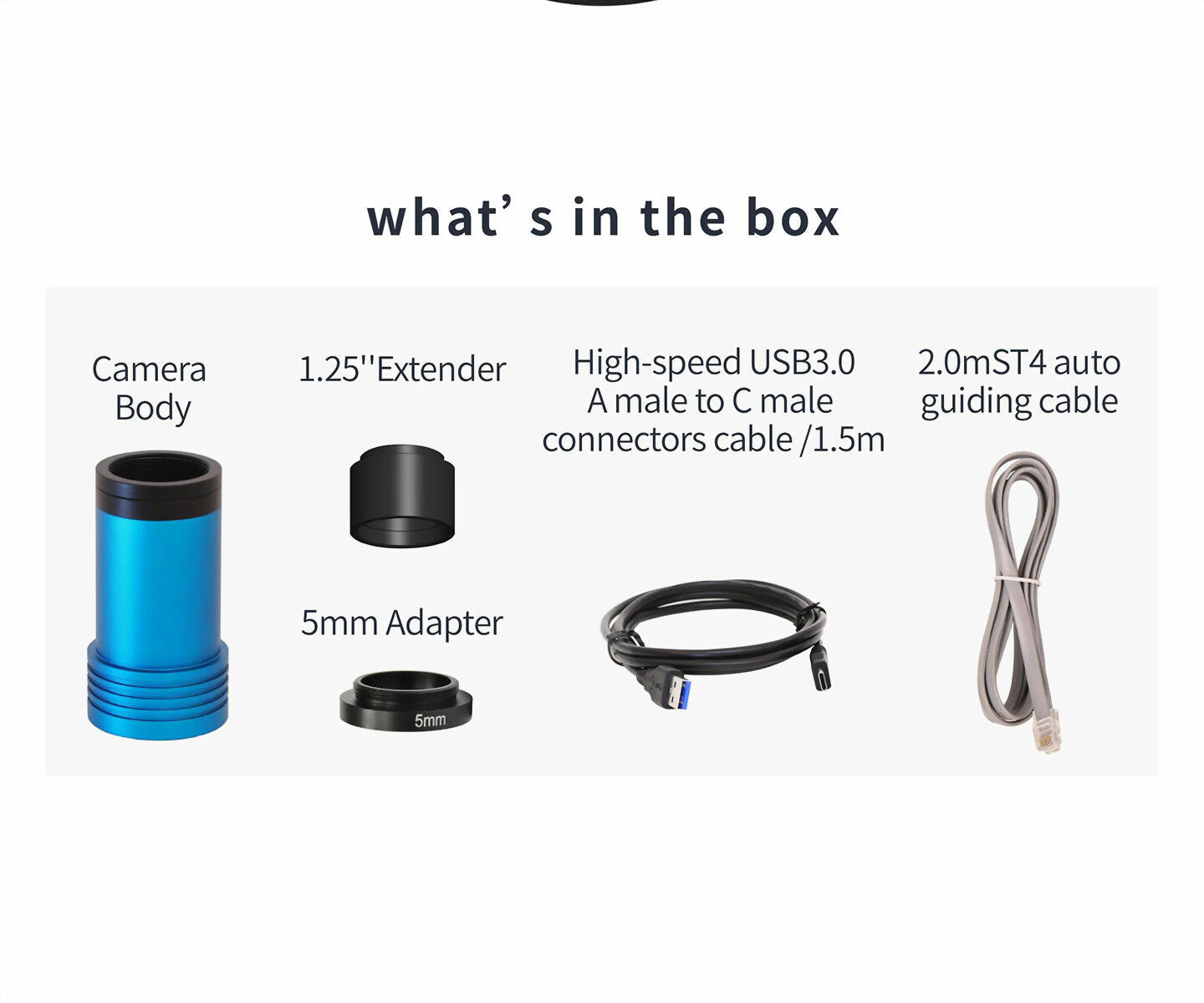 GPM462M Monokamera och Autoguider USB2.0 1 ST