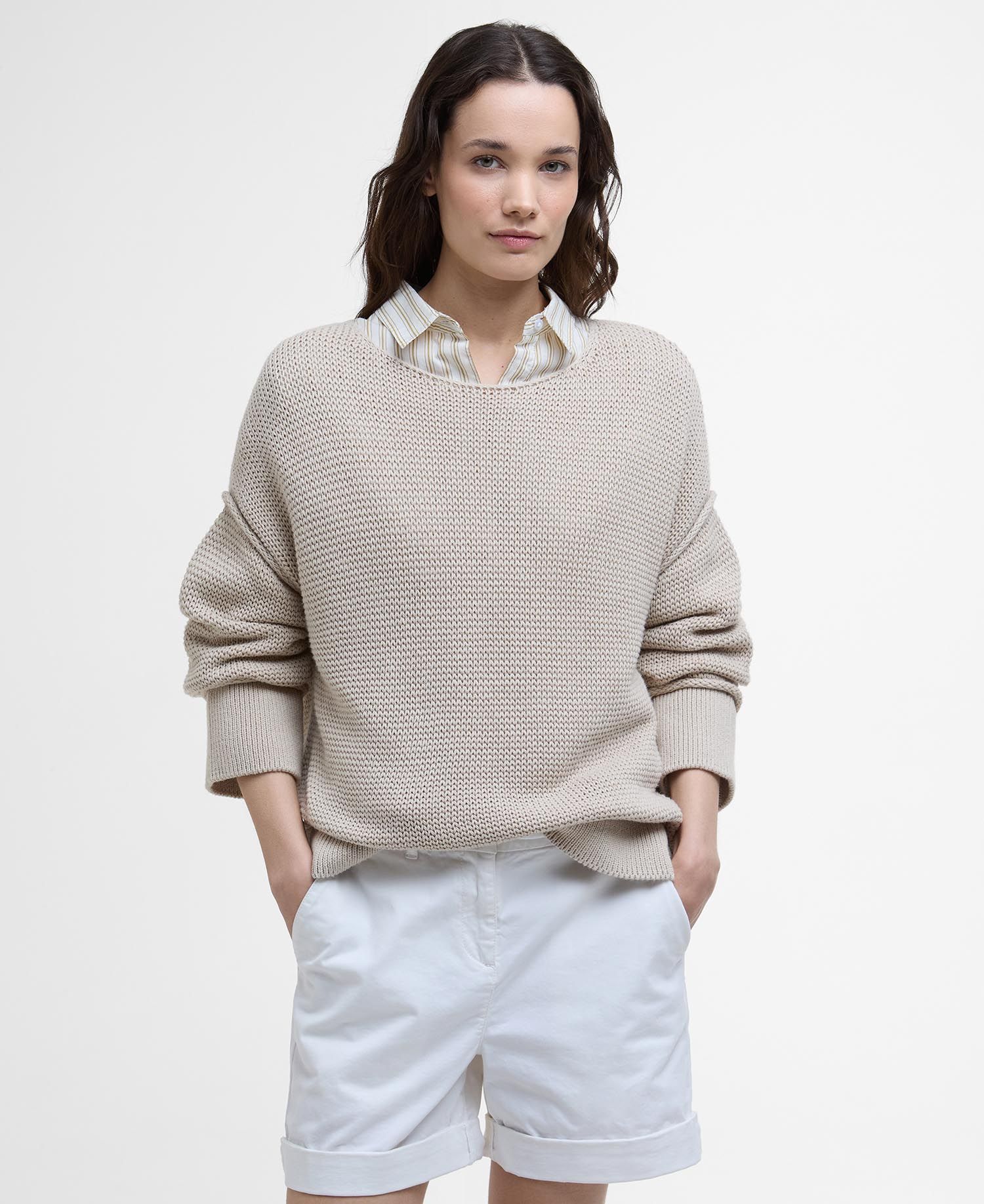 Emmie Knitted Jumper Women LIGHT SAND / 8