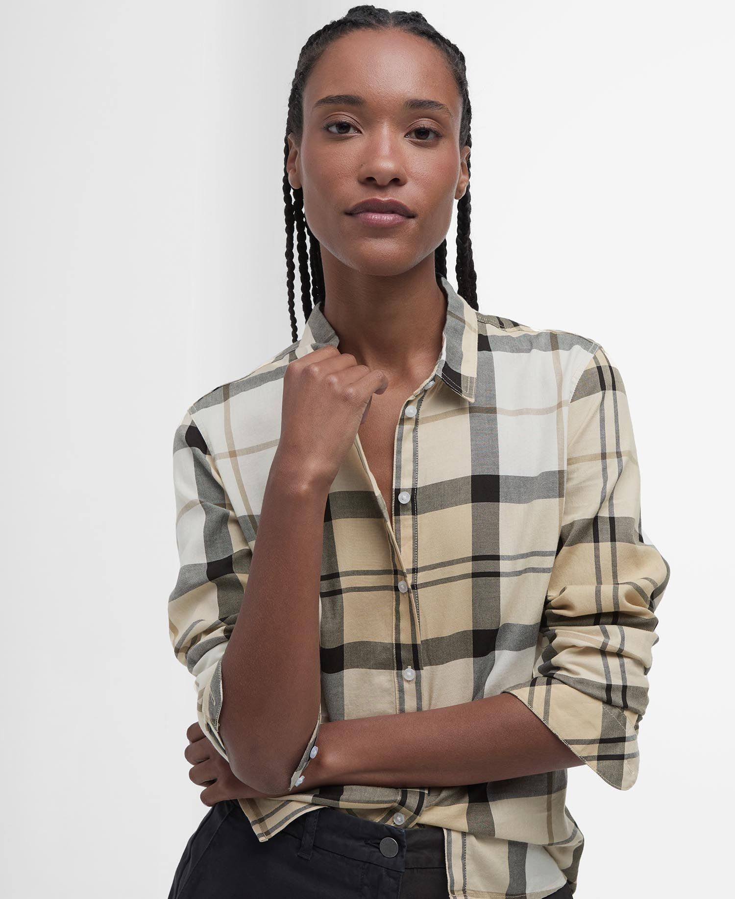 Bredon Check Shirt Women SAFARI TARTAN / 8