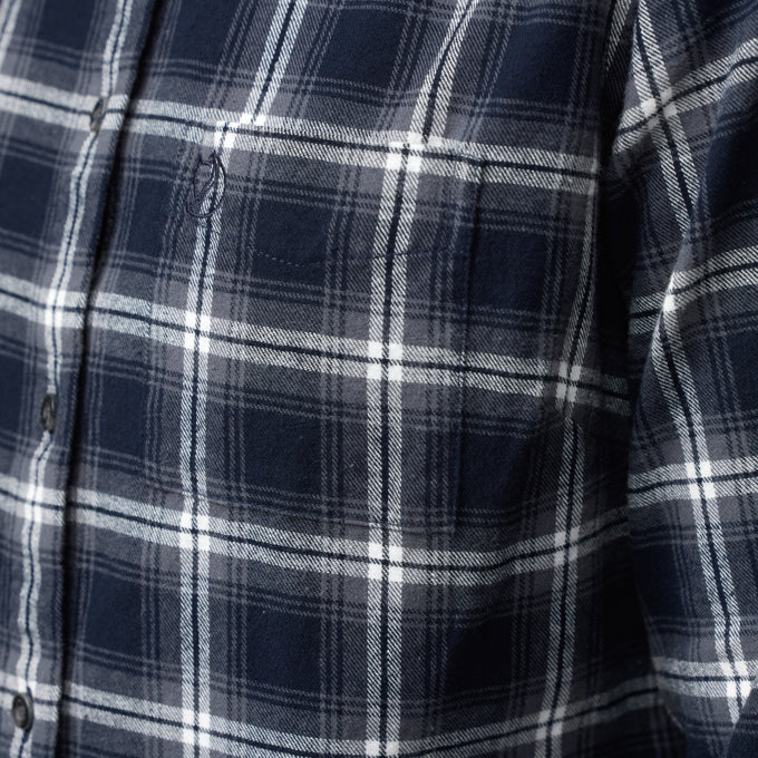 Övik Flannel Shirt Women DARK NAVY-INDIGO BLUE / XS