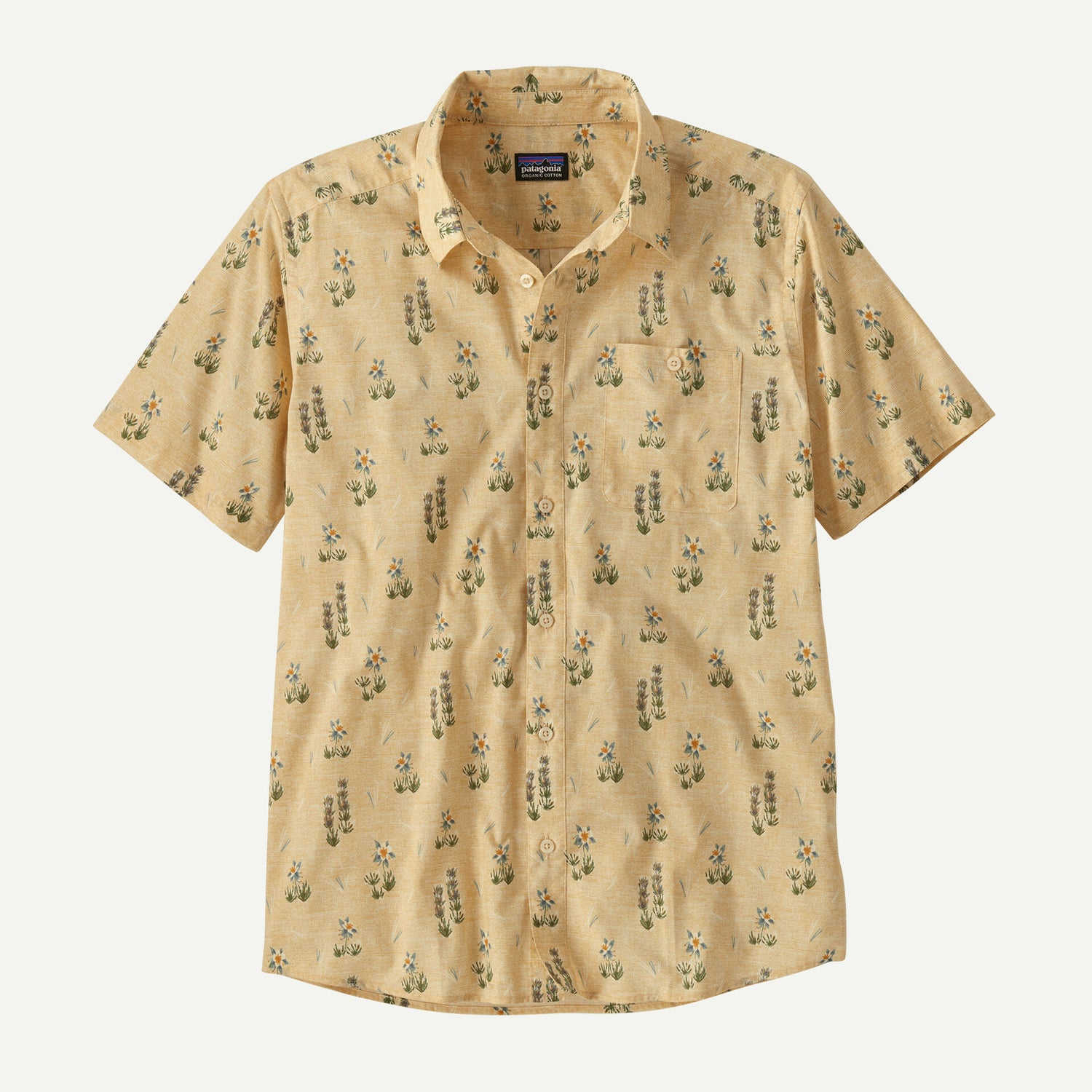 Men's Go To Shirt LUPINE TRAIL: BEESWAX TAN / M