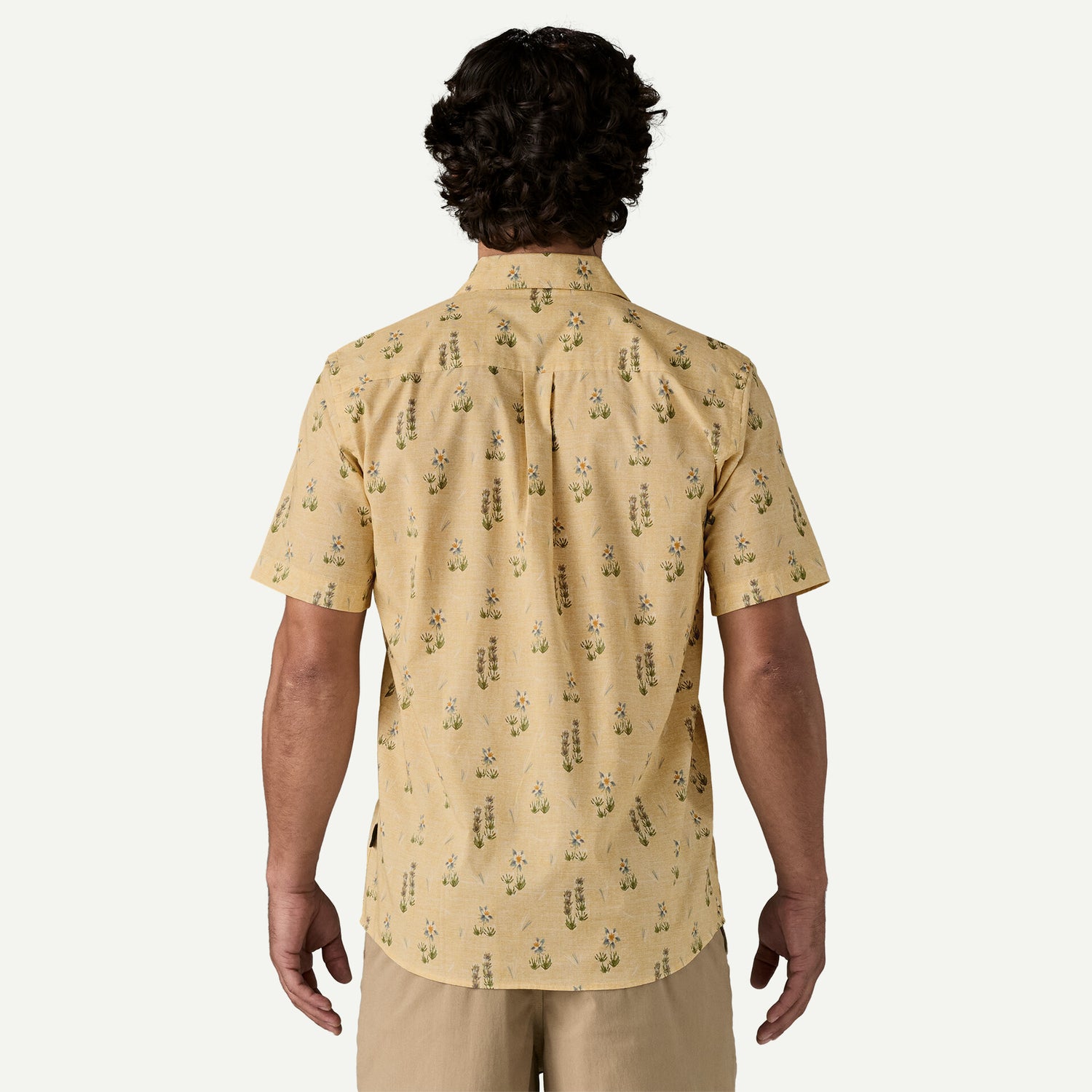 Men's Go To Shirt LUPINE TRAIL: BEESWAX TAN / S