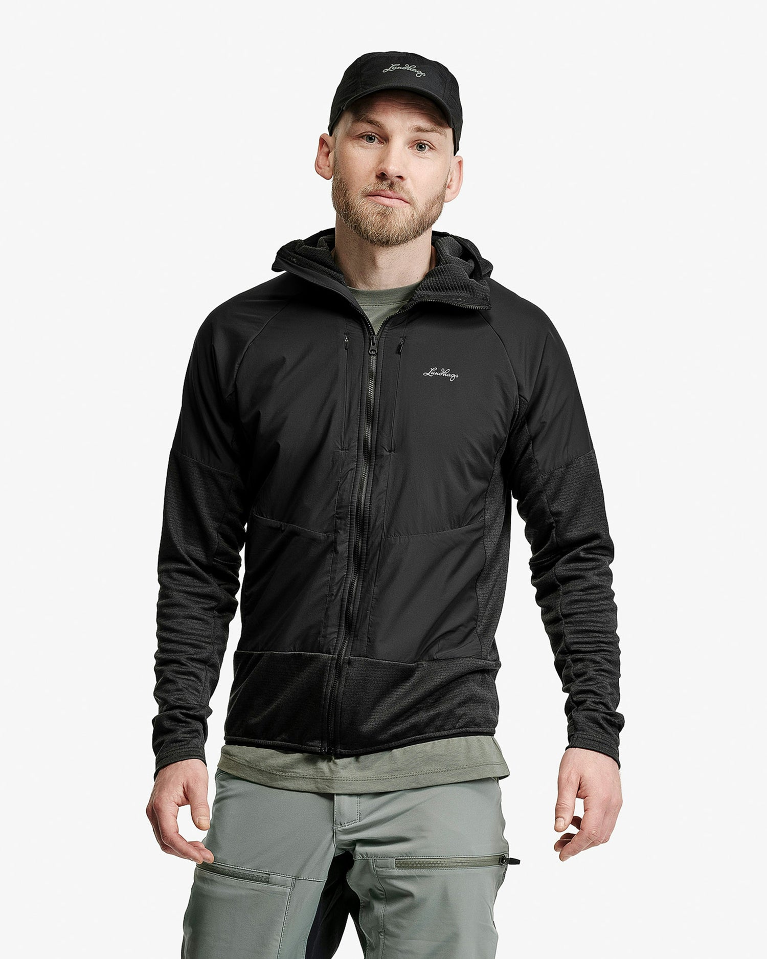Padje Windbreaker Mens Hoodie BLACK / S