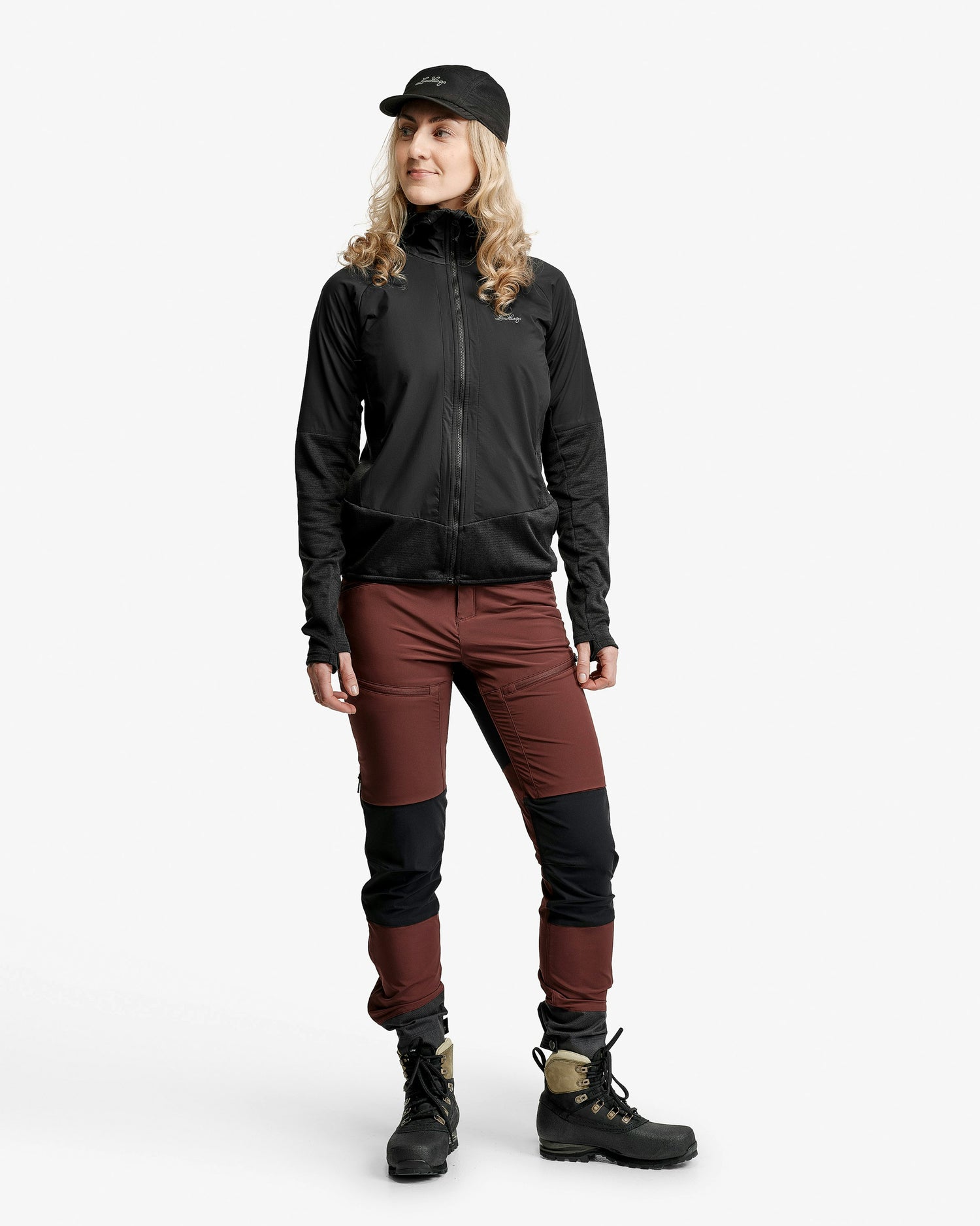 Padje Windbreaker Womens Hoodie BLACK / XS