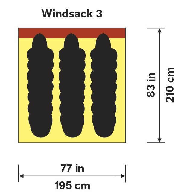 Windsack 3 RED / EN STL
