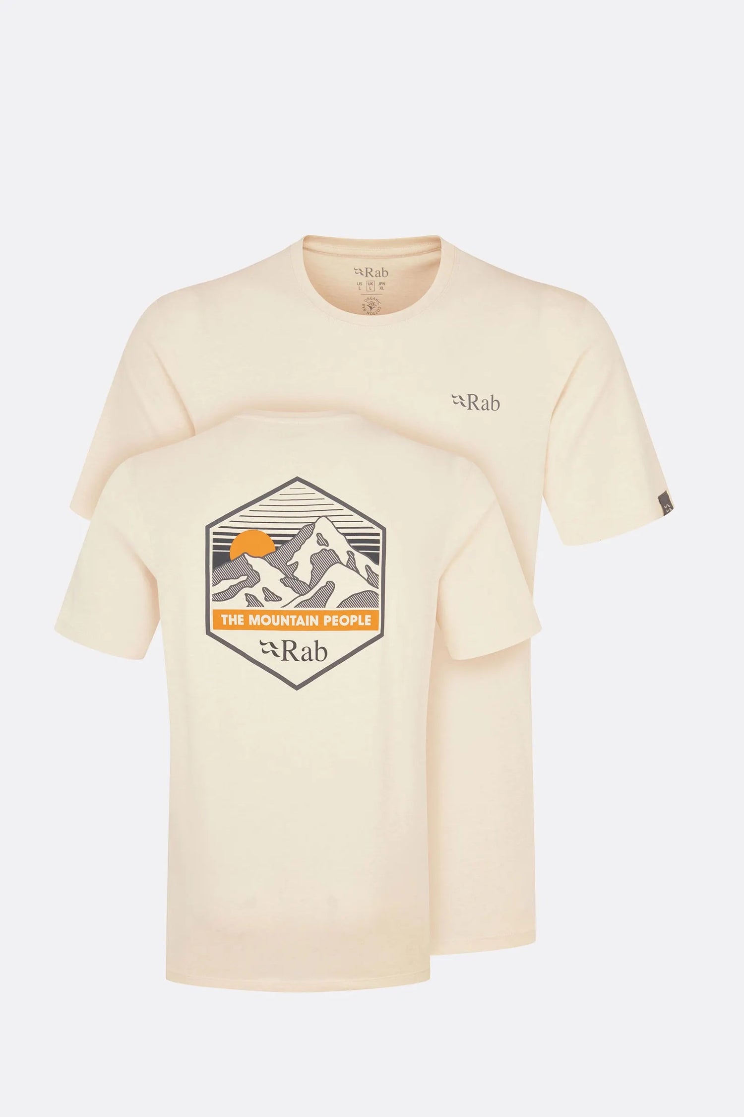 Stance Mountain Peak T-shirt Men ECRU / XXL