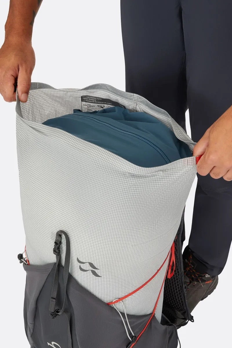 Muon 40L Hiking Pack PEWTER/GRAPHENE / MED