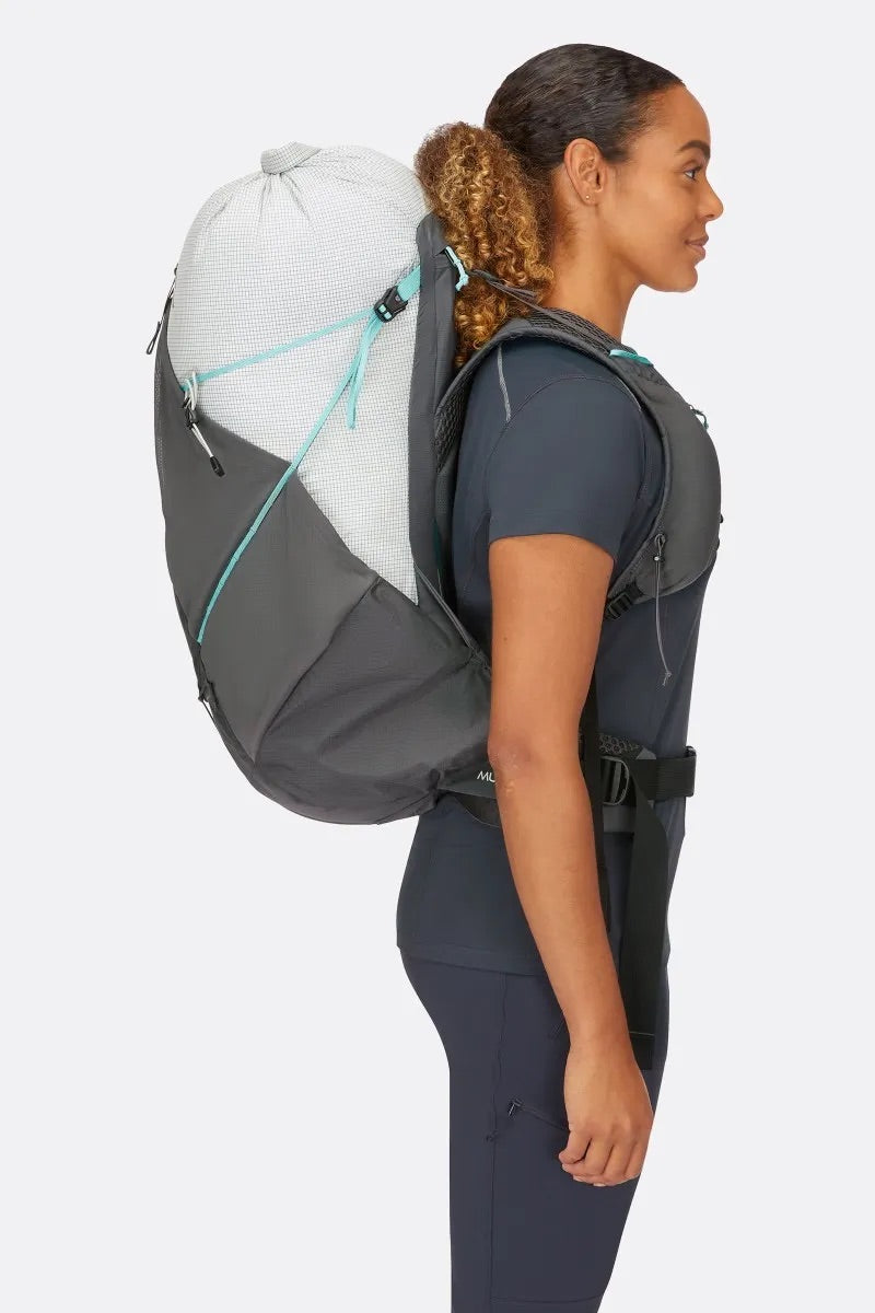 Women's Muon ND 40L Hiking Pack PEWTER/GRAPHENE / SML