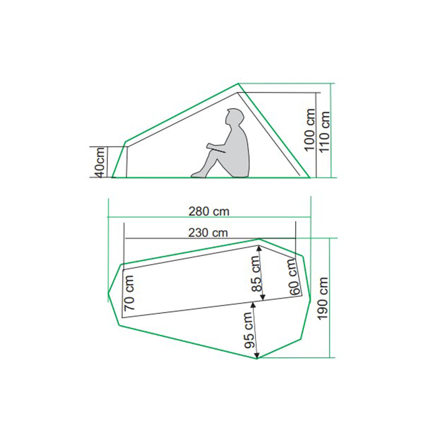 Snota 1 Ultralight BLUE / ONE SIZE