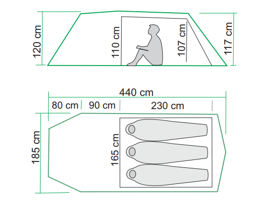 Finse 3 Polar (2025) BLUE/ORANGE / ONE SIZE