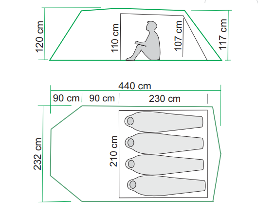 Finse 4 Polar (2025) BLUE/ORANGE / ONE SIZE
