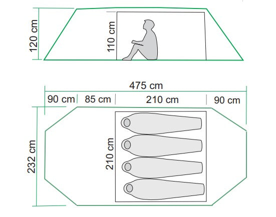 Arctic 4 Polar (2025) BLUE/ORANGE / ONE SIZE