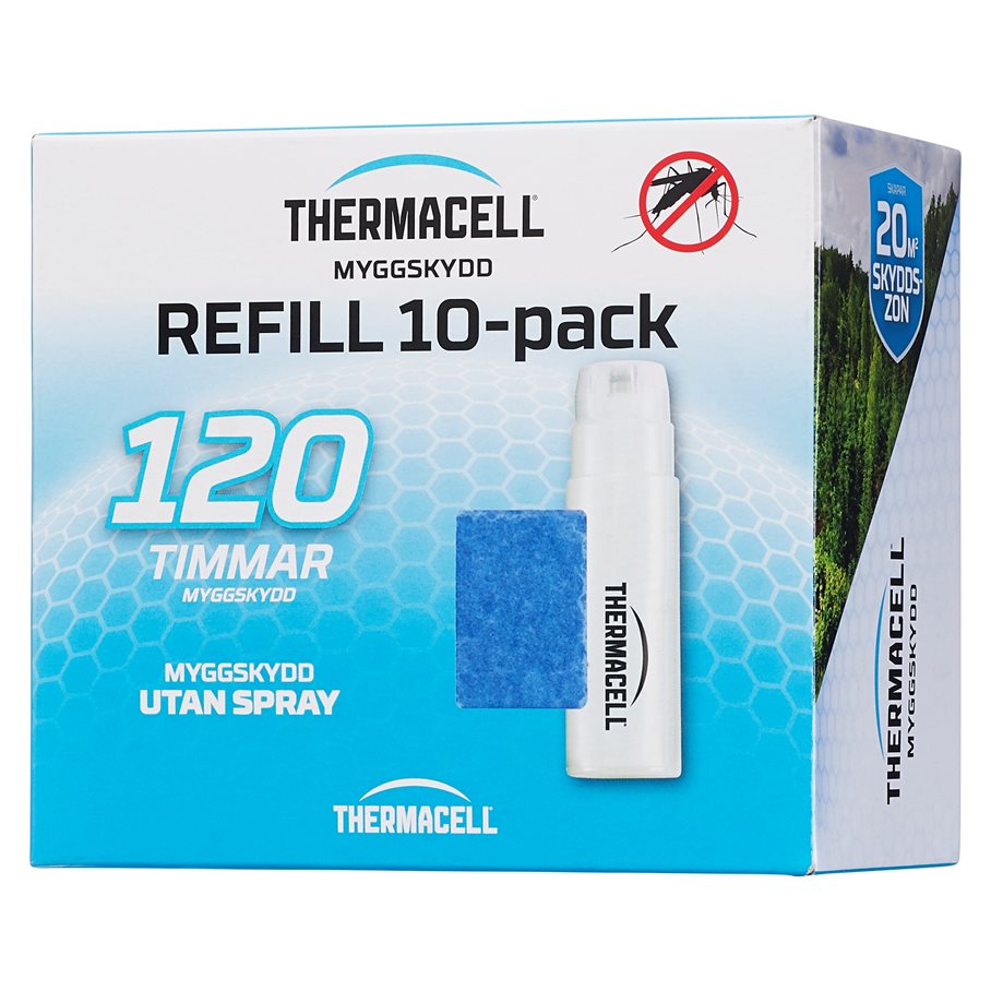 Refill 10-pack, 10 gaspatroner/30 mattor EN STL