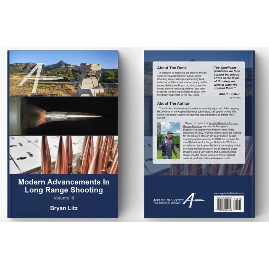 Modern advancements in long range shooting volume 3- bok för långhållsskytte EN STL