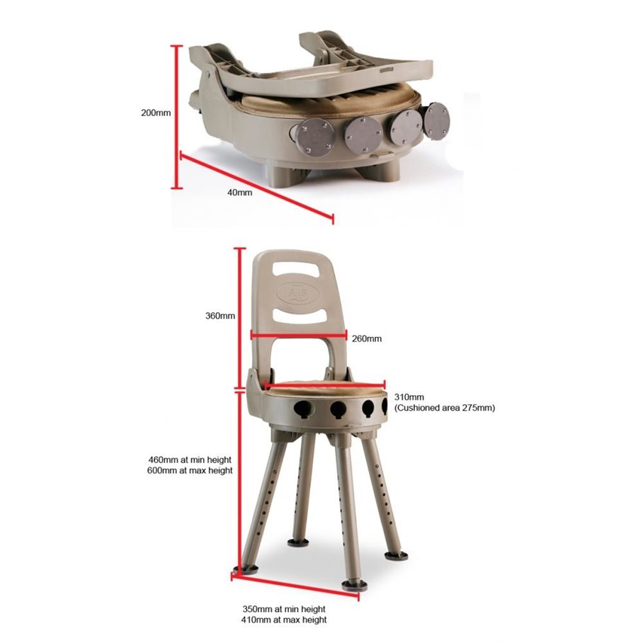 Hopfällbar- Snurrbar Stol EN STL