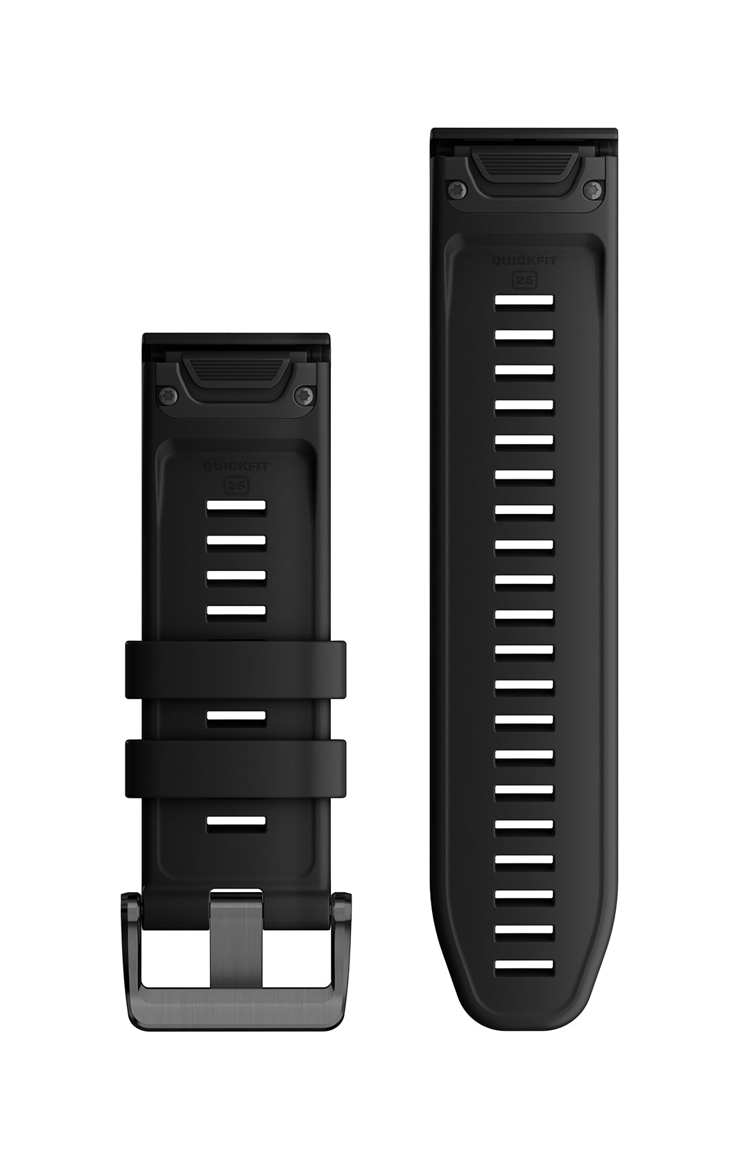 Armband QuickFit Silikon 26 mm Black BLACK / EN STL