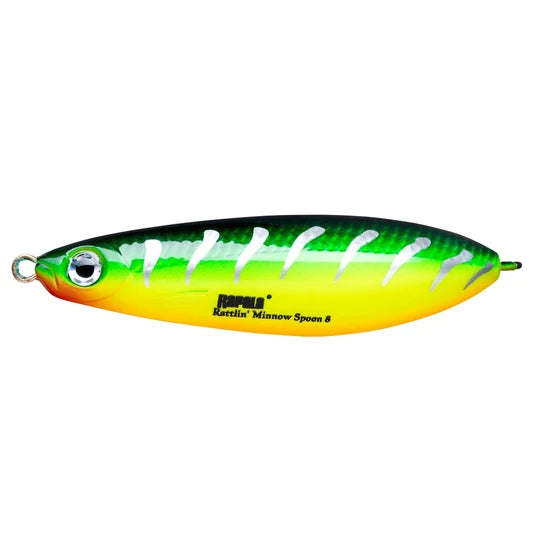 Minnow Spoon Rattlin 8 cm, Vasskyddat bete