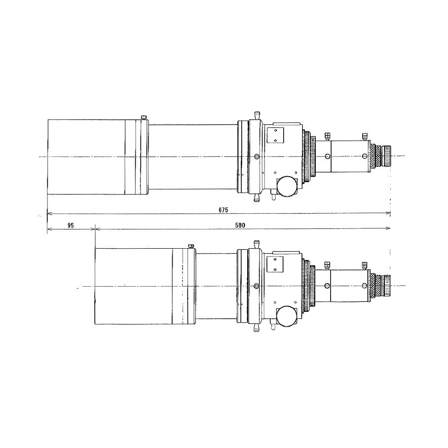 FSQ-106EDX4 - Med sökare och fästen EN STL