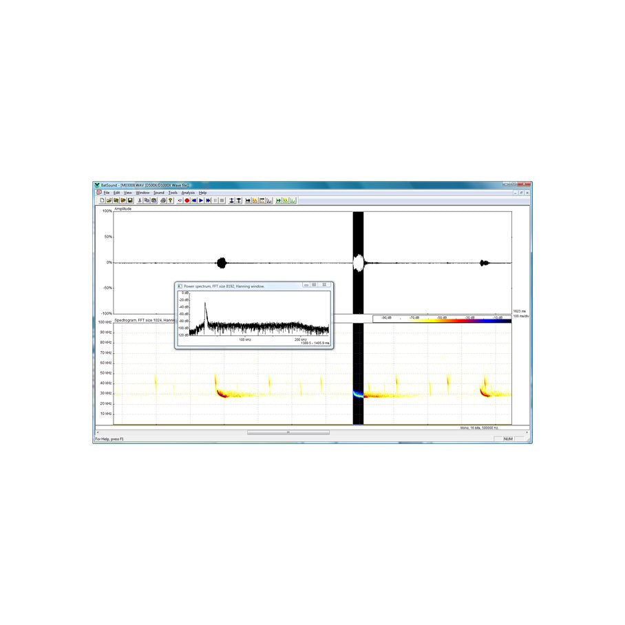 BatSound Ljudanalysprogram, Version 4.2 EN STL