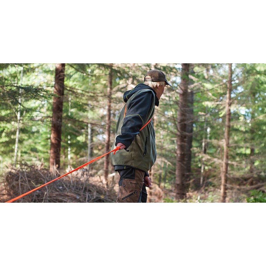Jaktset med koppel och 3,5 m lina EN STL