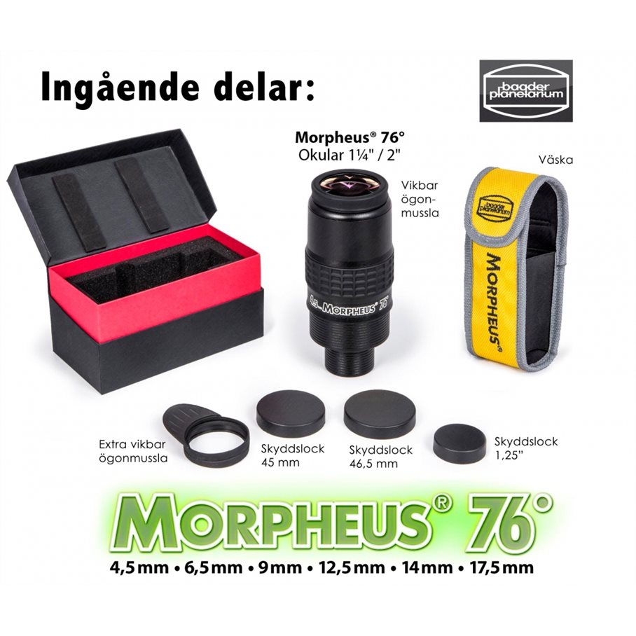 Morpheus 76-graders vidvinkelokular 6,5 MM