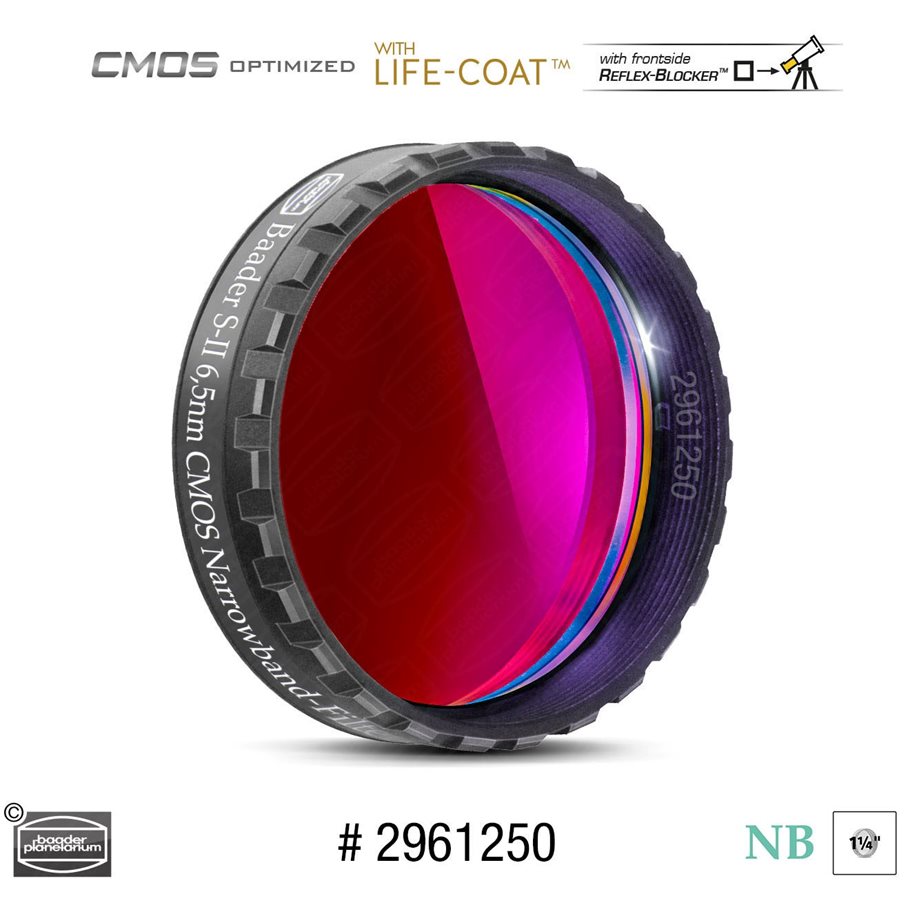 S-II Smalbandfilter MODELL S-II 6,5 NM & STORLEK 1,25