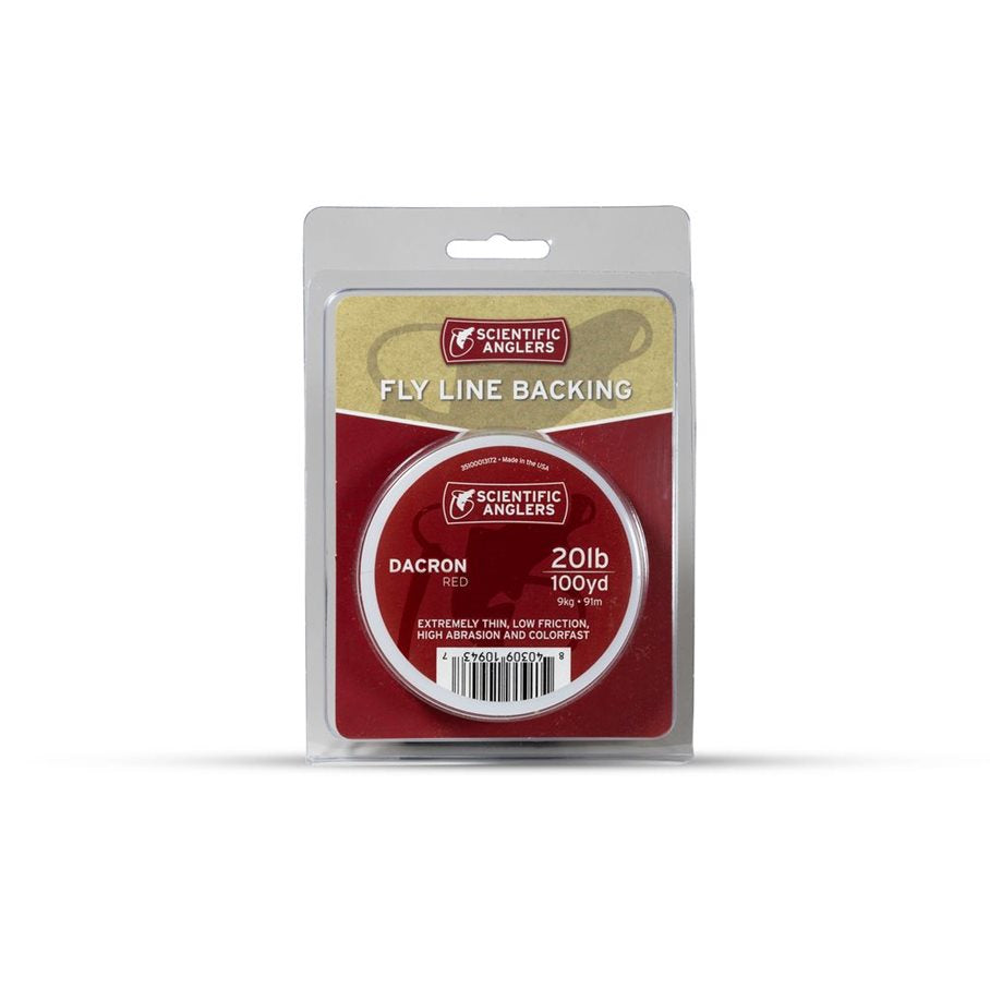 Backing 100 Yards samt 250 Yards RÖD / LÄNGD 91 M (100 YARDS) & BROTTSTYRKA 9 KG (20 LBS)