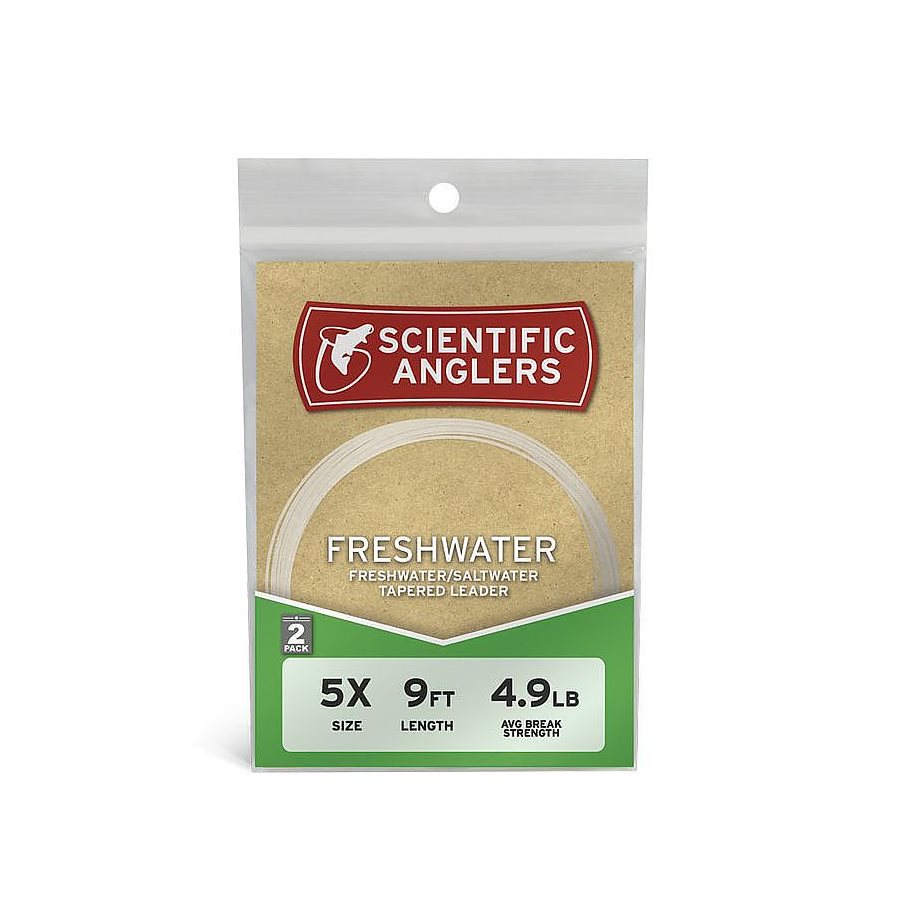 Freshwater Leader 9 fot Nylontafs 1X (CA 0,25 MM)