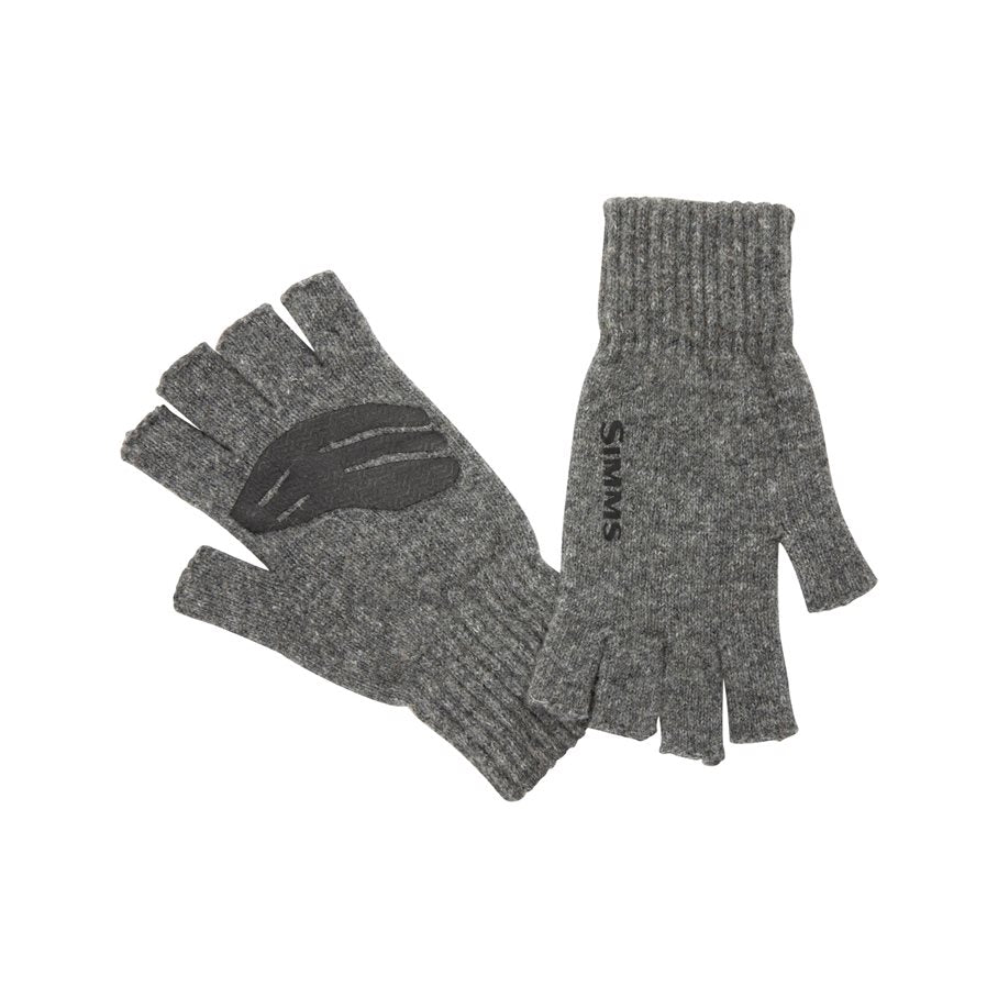 Wool Half Finger Glove STEEL / S/M