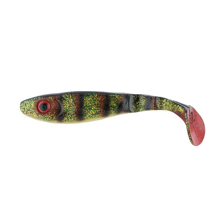 McPike Gummibete 1st GREENGLITTER YELLOW PERCH / 21 CM