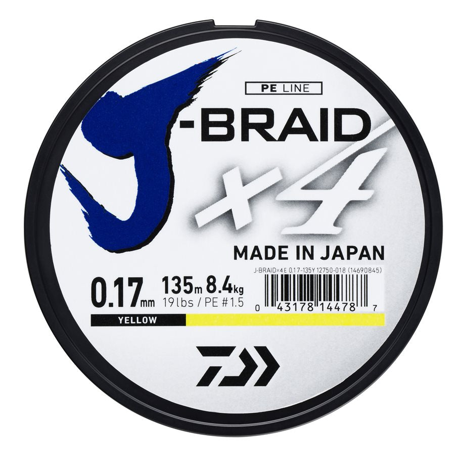 J-Braid X4 135 m Green DARK GREEN / 0,07 MM
