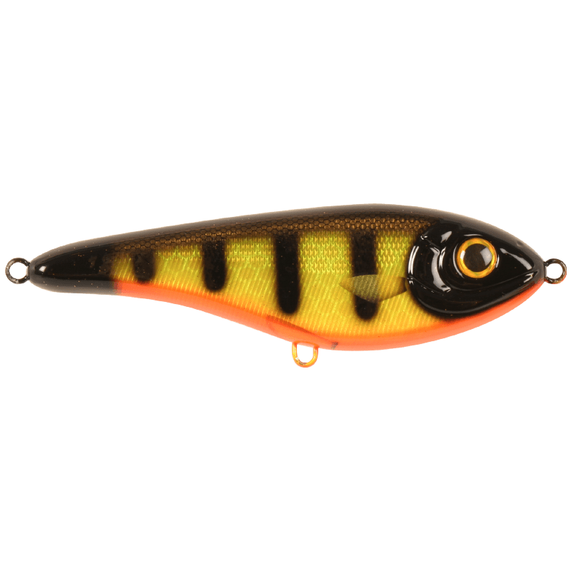 Buster Jerk 15 cm Shallow 66 g Jerkbete BLACK OKIBOJI PERCH / 15 CM OCH 66 GRAM