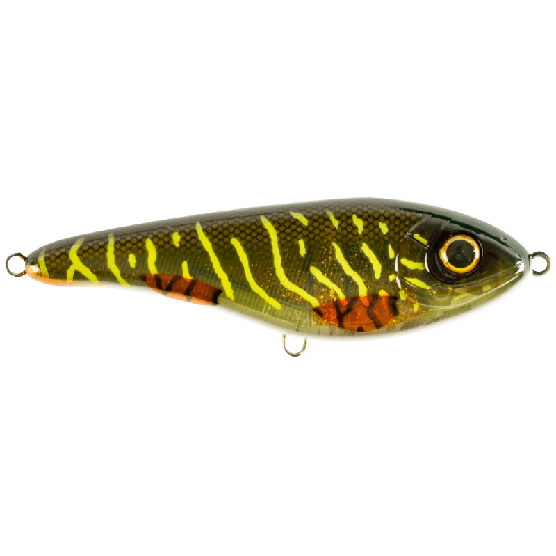 Buster Jerk II 12 cm Suspending Jerkbete GREEN MOTOROIL PIKE UV / 12 CM / 37 GRAM