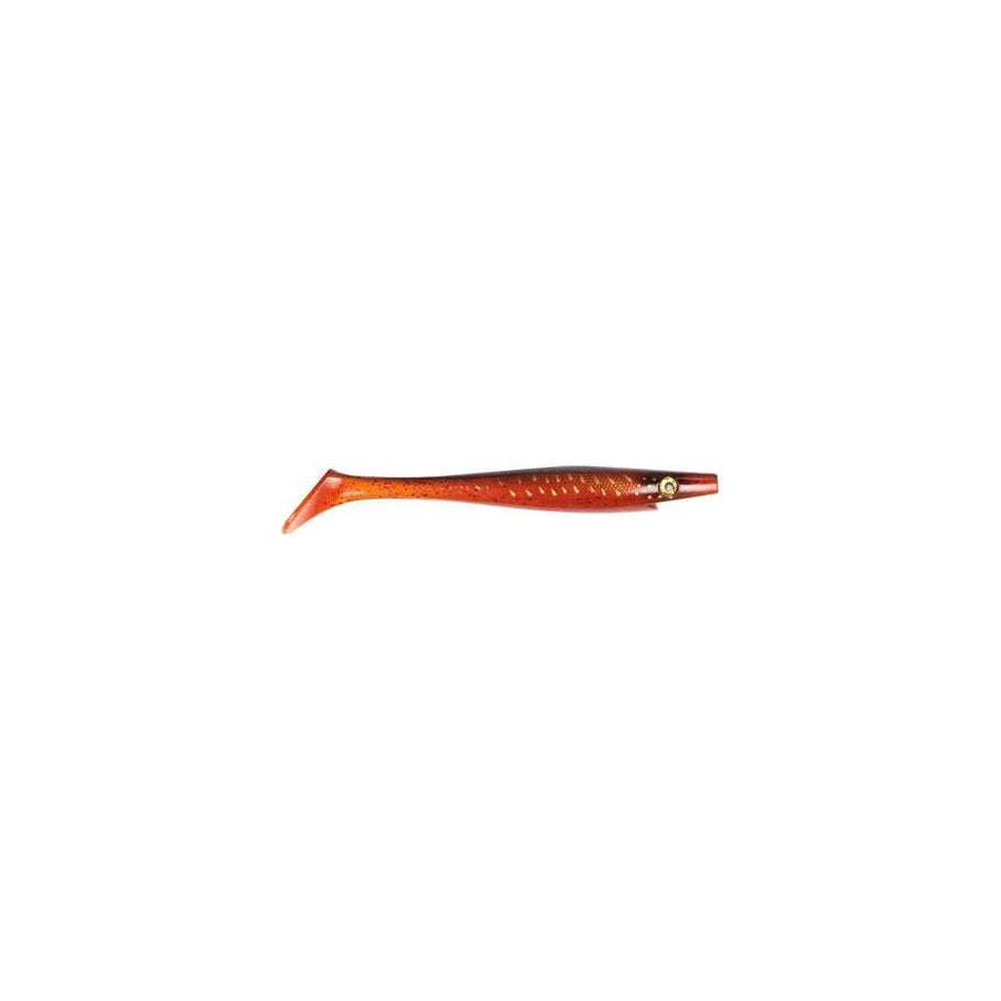 Pig Shad Tournament 18 cm 1 styck RED MOTOROIL PIKE UV / 18 CM
