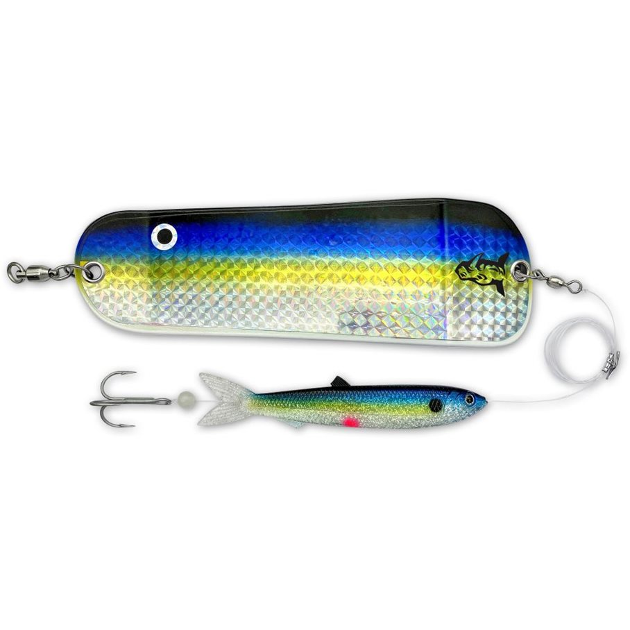 Flasher With Soft Finny SWEDISH FLAG / EN STL