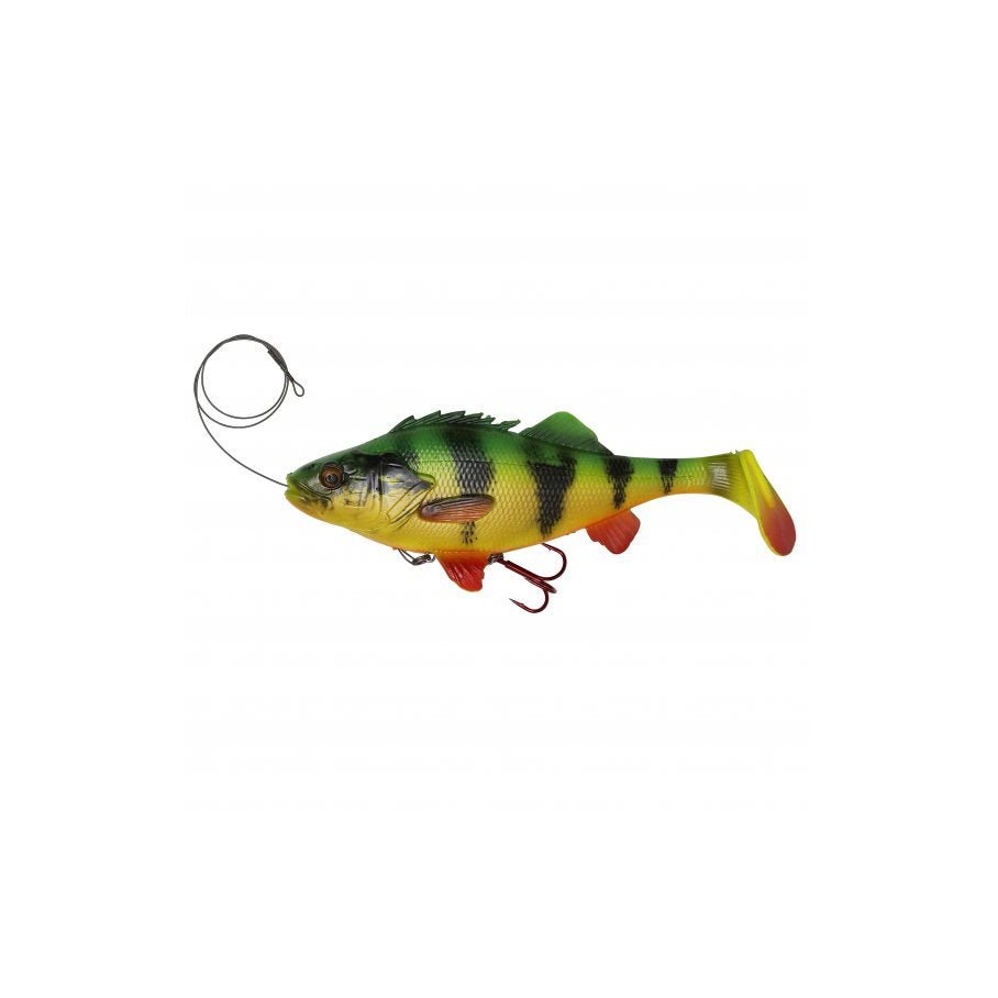 4D Perch Shad 20 cm SS 100 g Gummibete FIRETIGER / EN STL