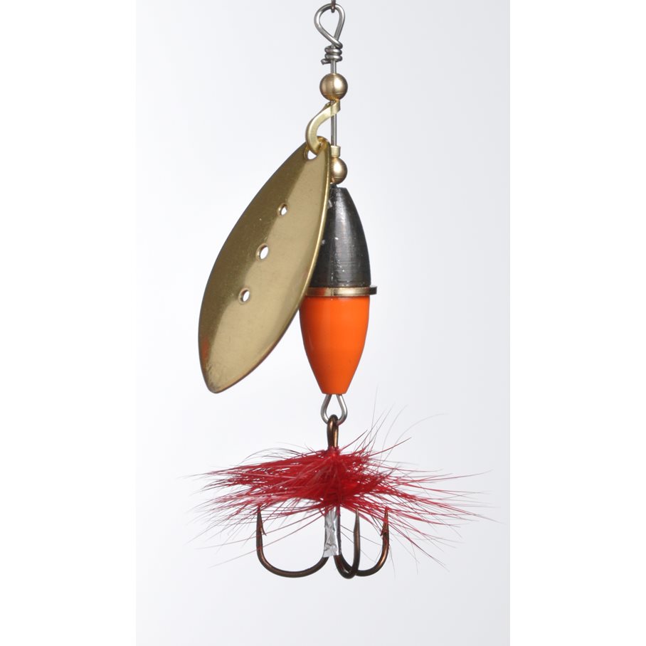 Wipp Spinnare Orange / Svart GULD / 20 G