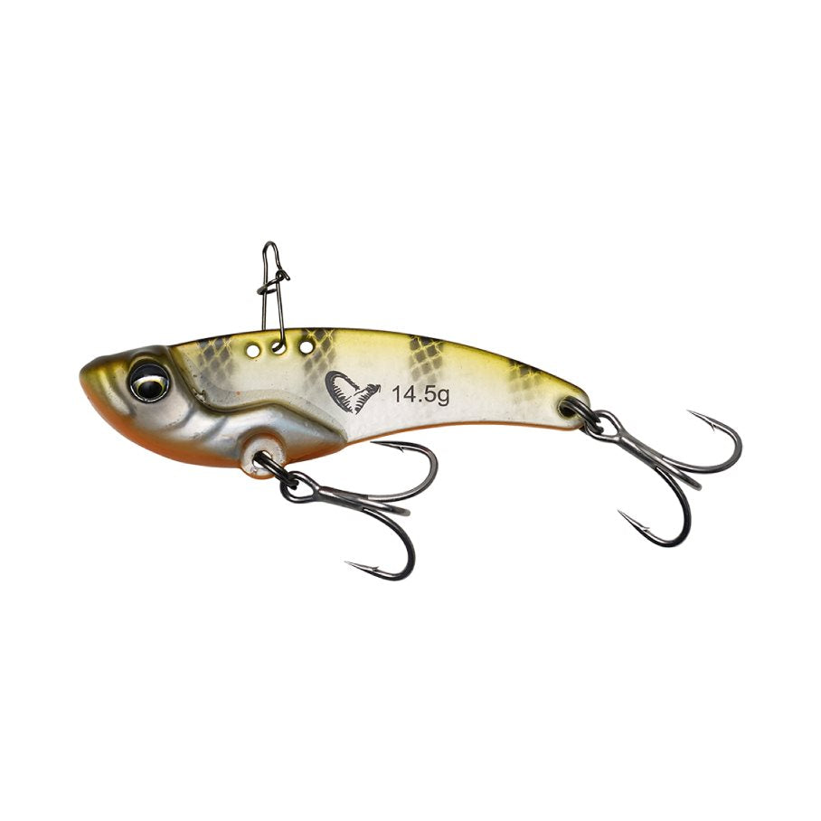 Vib Blade Vibrationsbete OLIVE SILVER STRIPE / 4,5 CM