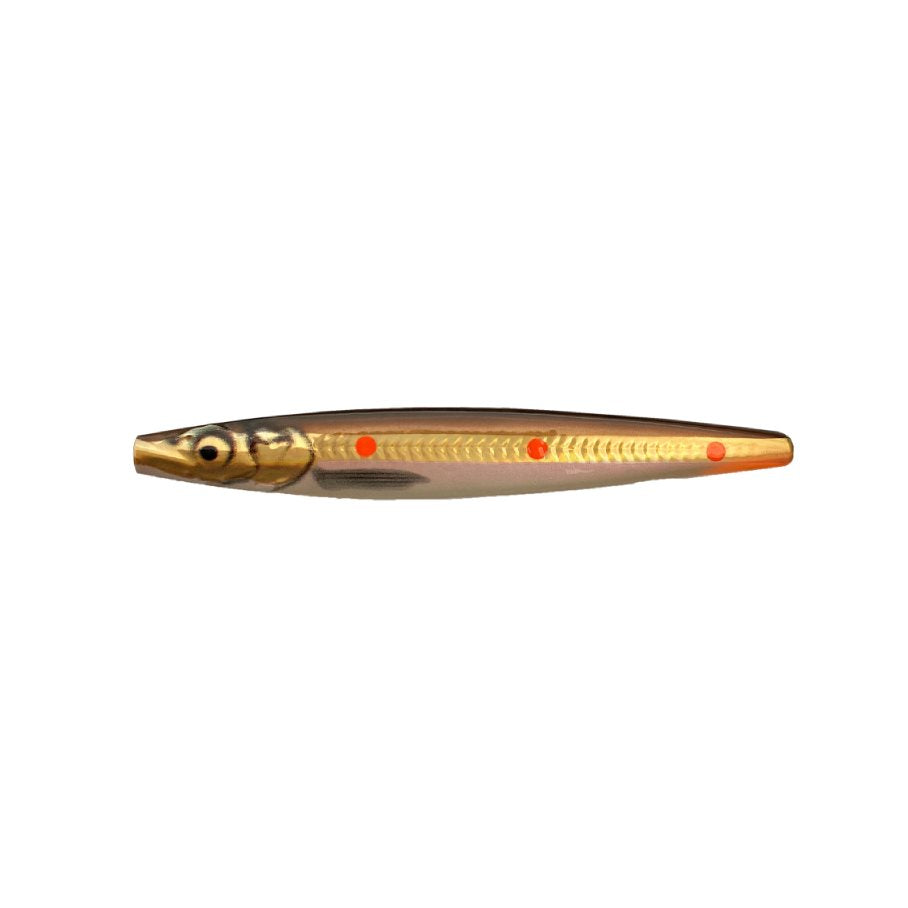 Line Thru Zerling 9 cm 12 g Sinking COPPER RED DOTS / EN STL
