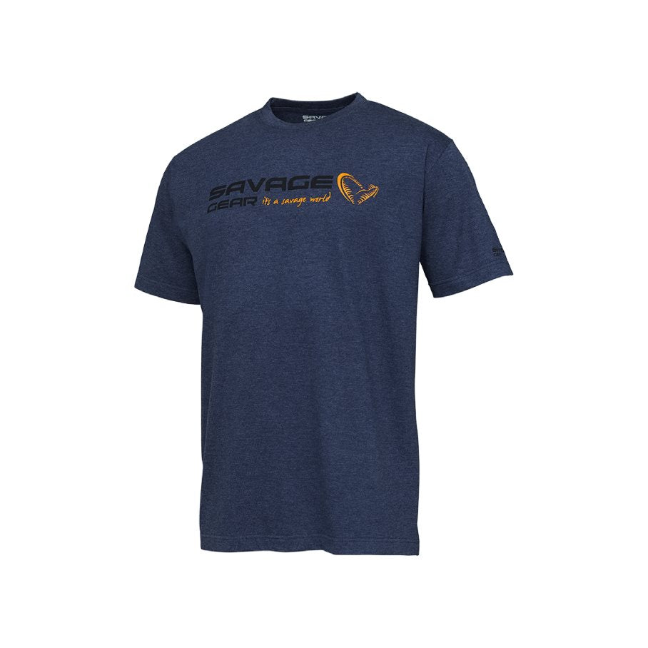 Signature Logo T-shirt BLUE MELANGE / XXL
