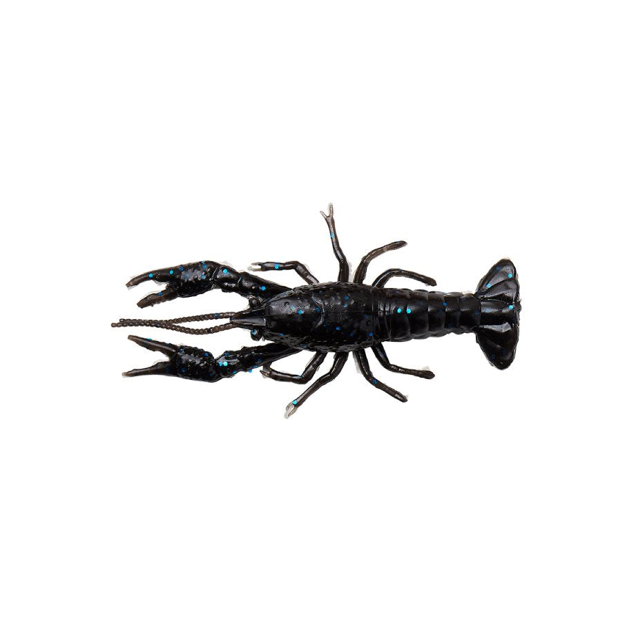 Ned Craw Floating 4 Stycken Gummibeten BLACK AND RED / 6,5 CM & 2,5 G