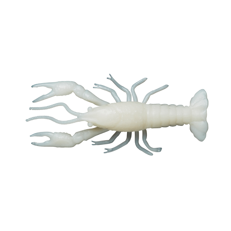 Ned Craw Floating 4 Stycken Gummibeten ALBINO / 6,5 CM & 2,5 G