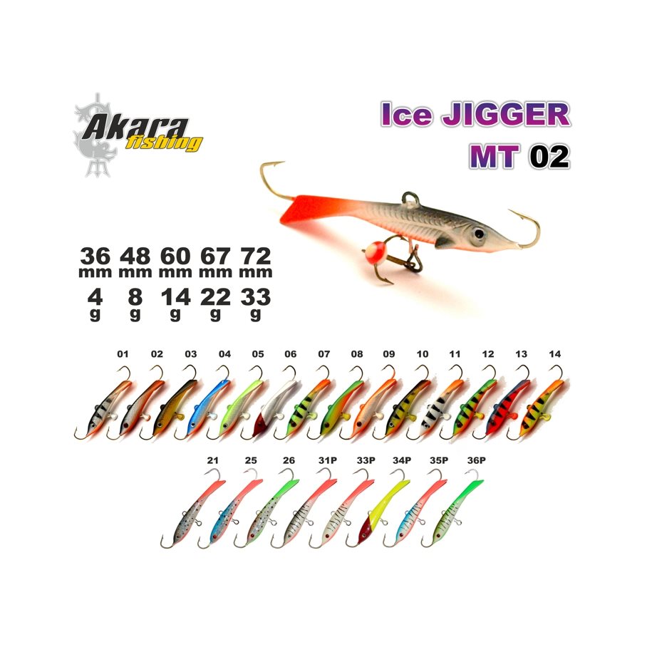 Ice Jigger MT 02 67 mm, 22 g 13 / EN STL