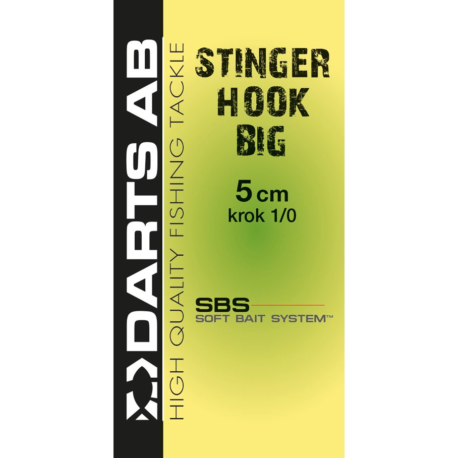Stinger Hook Big STORLEK 9 CM & STORLEK KROKAR 1