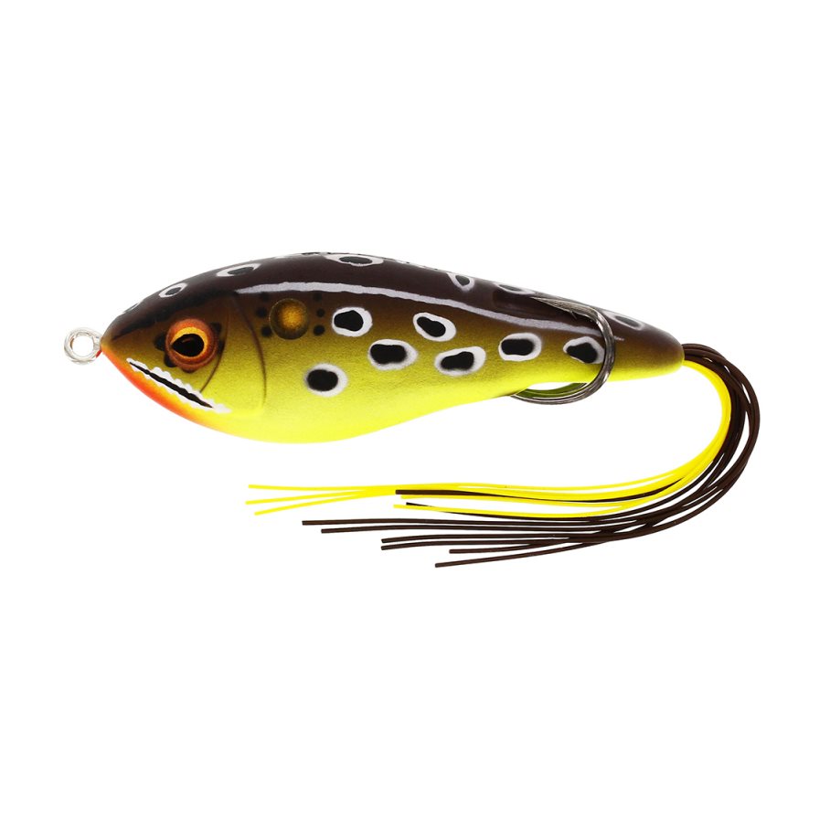Swim Hollowbody 9 cm 17 g Float Vasskyddad Bete BROWN FROG / EN STL